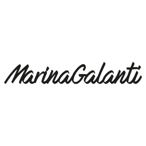 Logo Marina Galanti Bags, schwarz auf weissem Hintergrund
