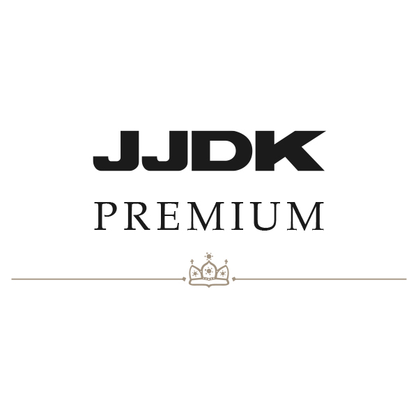 Logo JJDK Premium Beauty Bags, schwarz auf weissem Hintergrund